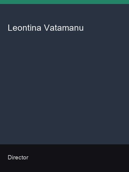 Leontina Vatamanu
